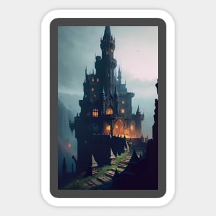 Fantasy castle Sticker